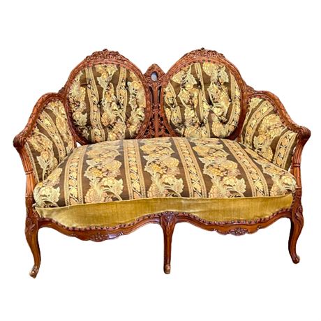 Victorian Carved Parlor Sofa