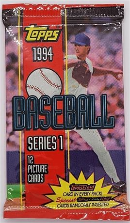 1994 Topps Baseball Card Unopened Pack