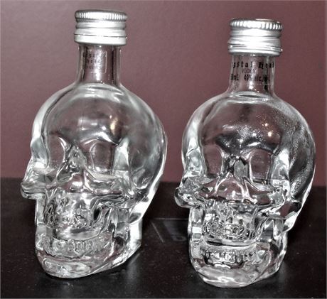 Crystal Head Skull Vodka bottles