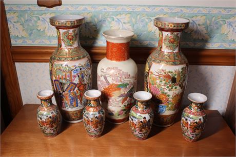 Assorted Oriental Vases
