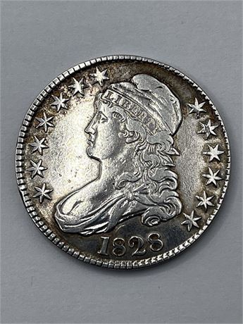 1828 Bust Half Dollar Coin