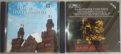 2 CD Organ  Saxophone Music