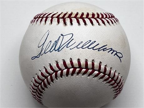 Autographed Ted Williams Signed Baseball Score Board COA Goldin