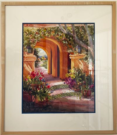 Betty Carr Watercolor Lithograph