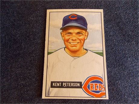 1951 Bowman #215 Kent Peterson