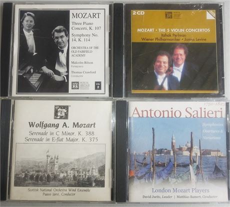4 CD Classical Music Mozart