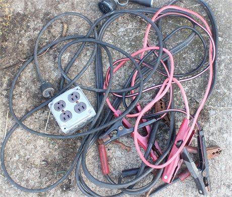 Extension Cord and Jumping Cables
