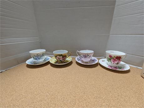 Rust Tea Cups Rust Belt Revival Online Auctions - Vintage Tea Cups And Saucers