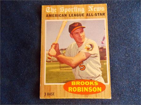 1962 Topps #468 Brooks Robinson All-Star