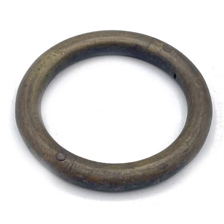 Vintage Bronze Metal Bull Nose Ring