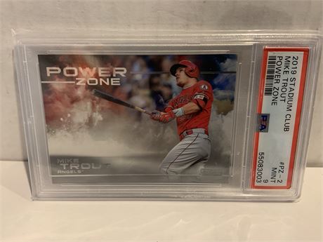 Mike Trout Power Zone Insert PSA 9 🔥