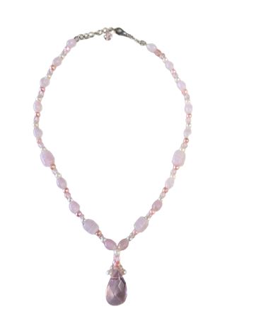 Pink Ice Necklace