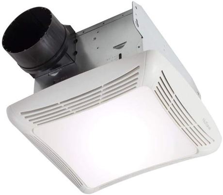 Still in box Nutone 80 CFM Ceiling Bathroom Exhaust Fan with Light HB80RL