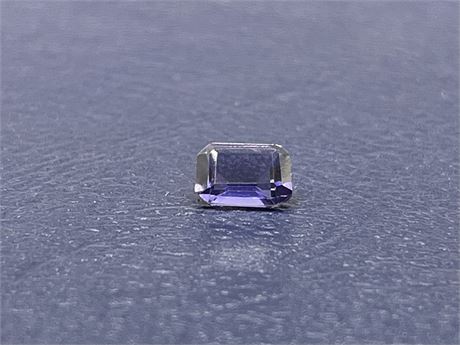 0.75ct Faceted Blue-Violet Gem perhaps Tanzanite Gemstone