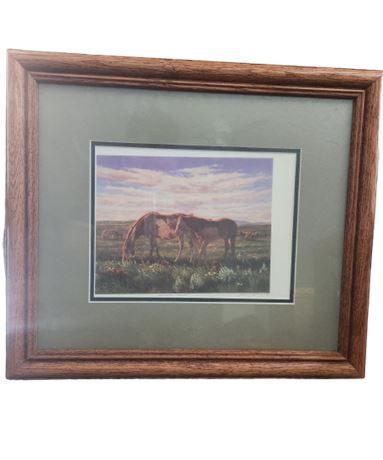 Framed ,,"Summer Pasture " by Joelle Smith 1998