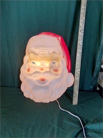 Santa face blow mold