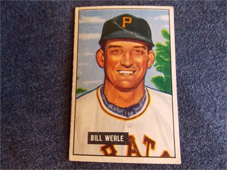1951 Bowman #64 Bill Werle