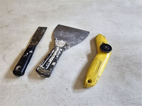 Putty Knife Scraper Tool Bundle Utility Knife
