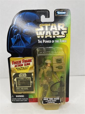 Star Wars Power of the Force 1997 Kenner Endor Rebel Soldier