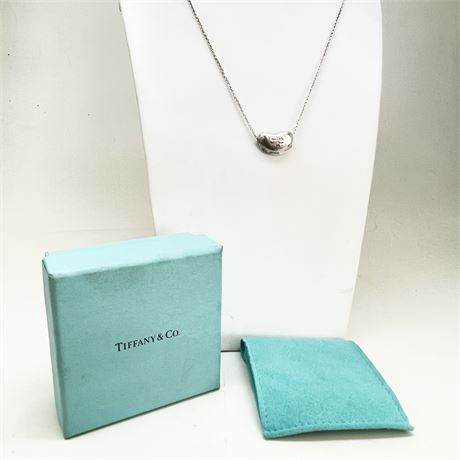 Tiffany & Co. Elsa Peretti Bean Necklace, Vintage