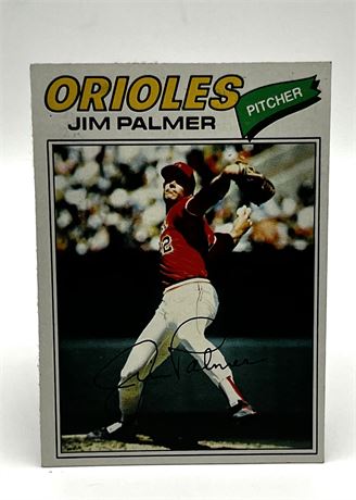 Jim Palmer Orioles Topps #600 Baseball Card