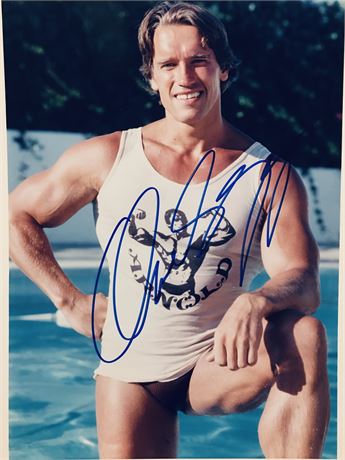 Arnold Schwarzenegger Signed 8x10 Photo