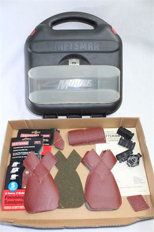 Craftsman Mouse Sander and Accessories