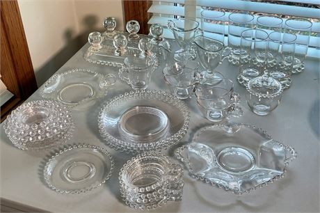 34 Piece Imperial Glass Candlewick