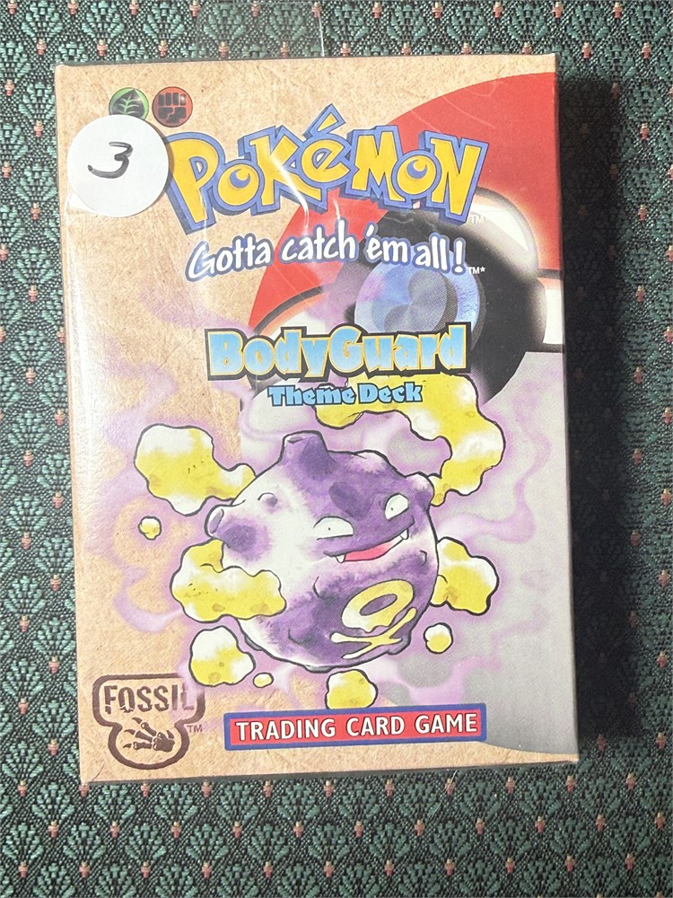Rust Belt Revival Online Auctions - Pokémon NIB, Bodyguard Theme Deck ...