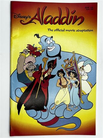 Disney's Aladdin official Movie Adaptation 1992 Comic Book