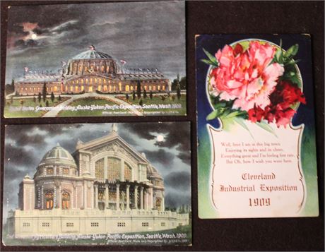 Vintage World's Fair Postcards,1909