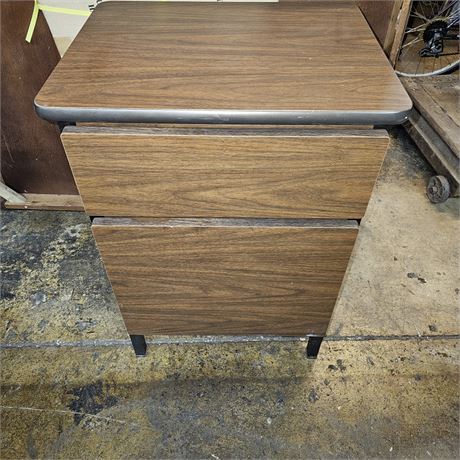 Side Table Metal Cabinet