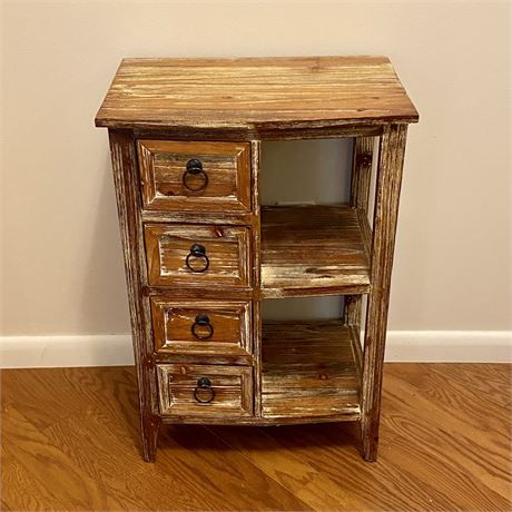 Rustic Farmhouse Wooden Accent Cabinet