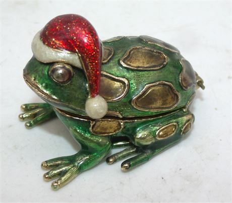 Monet Frog trinket box