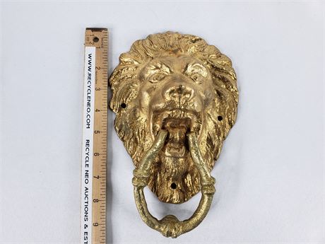 Vintage Lion Door Knocker