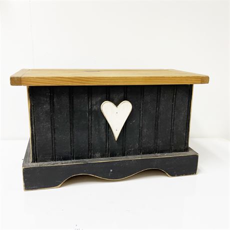 Heart Chest Table Top Box