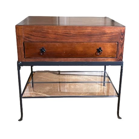 Contemporary Single Drawer Side Table