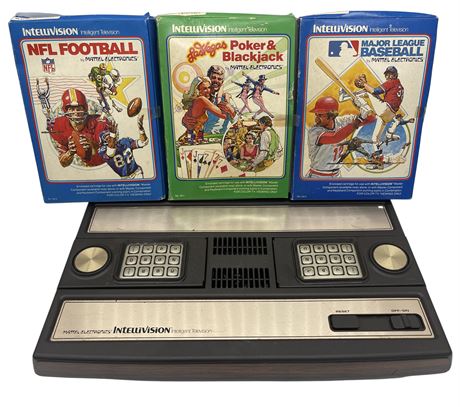 Original Intellivision Video Game System (w/ Games)