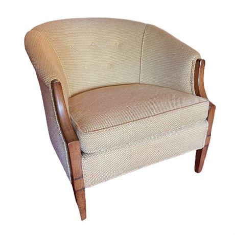 Mid-Century Barrel Back Lounge Chair