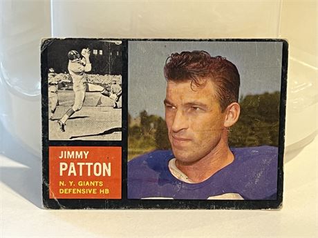 Jimmy Patton New York Giants Topps #112 Football Card