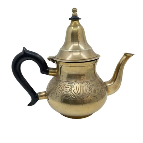 Middle Eastern Brass Tea Pot