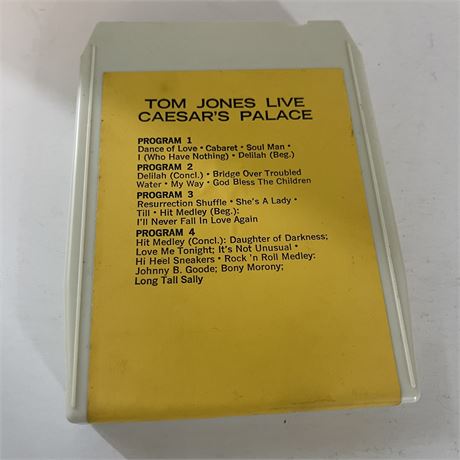 Tom Jones Live Caesar’s Palace Cassette Tape 1056