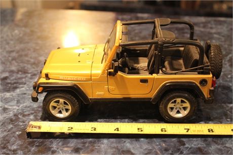 2003 Jeep Wrangler Rubicon 1/18 Scale Model, Maisto