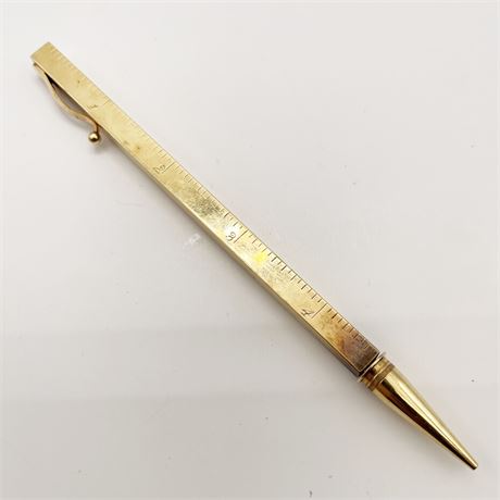 Expanding Ruler Mechanical 14K Gold Pencil