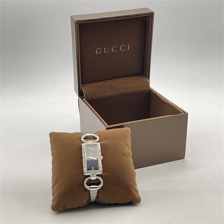 Gucci Ladies 119 Series Tornabouni Diamond Watch