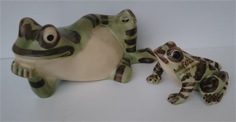 Small and Medium size Frog garden figures