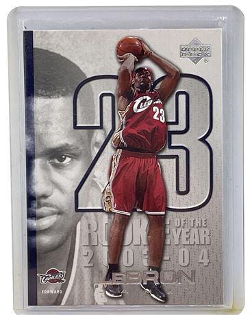 2005 LeBron James “Rookie Of The Year” Basketball Card