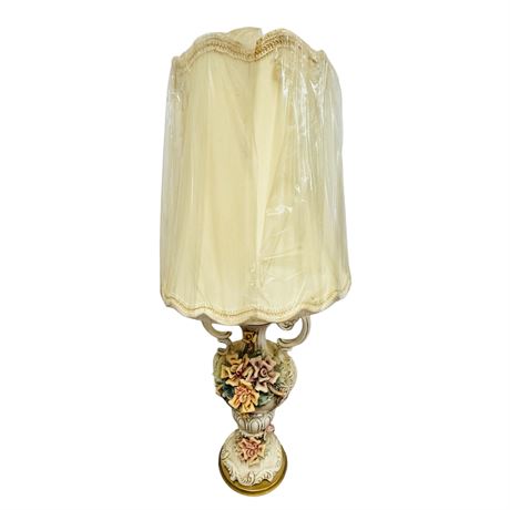 Italian Capodimonte Style Lamp