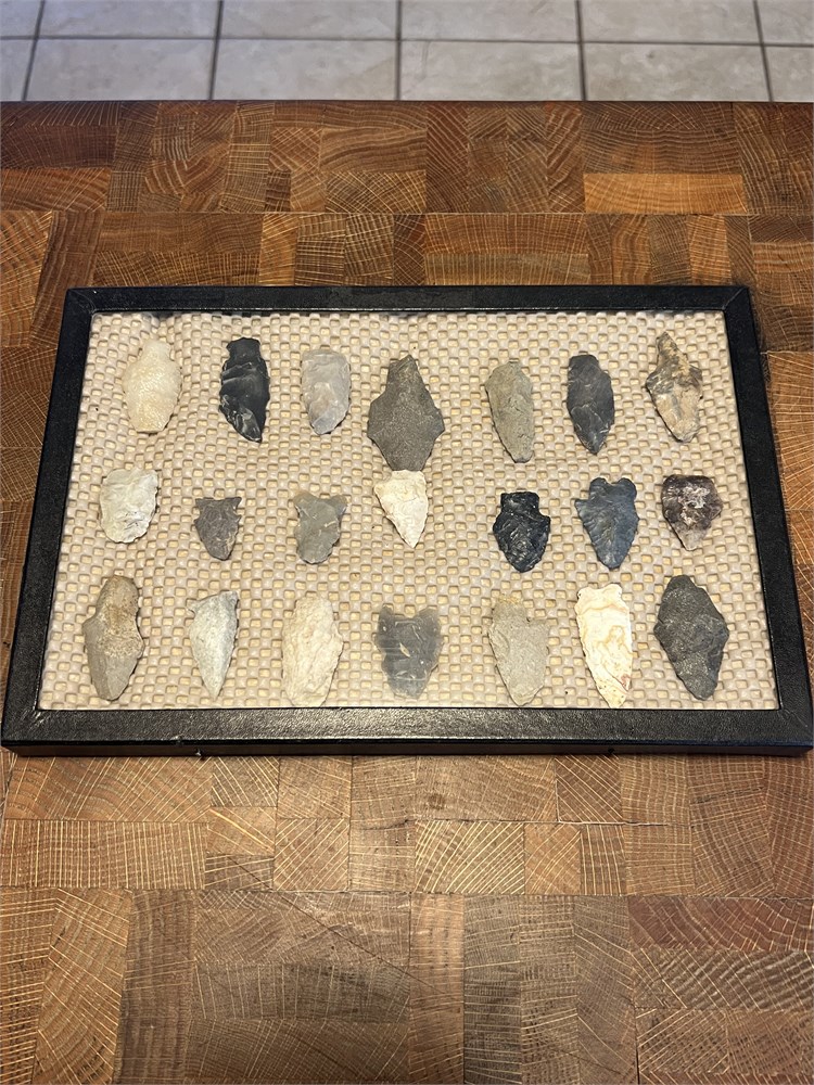 Rust Belt Revival Online Auctions - Authentic arrowhead collection with ...