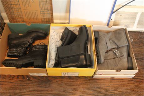 Women's Boots, Size 8.5M and 9